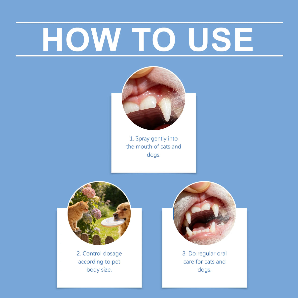 Pet Teeth Cleaning Mousse Enzyme Formula For Cats And Dogs