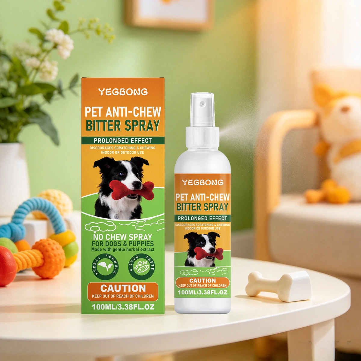 Yegbong Bitter Anti Chewing Spray For Pet Furniture Protection
