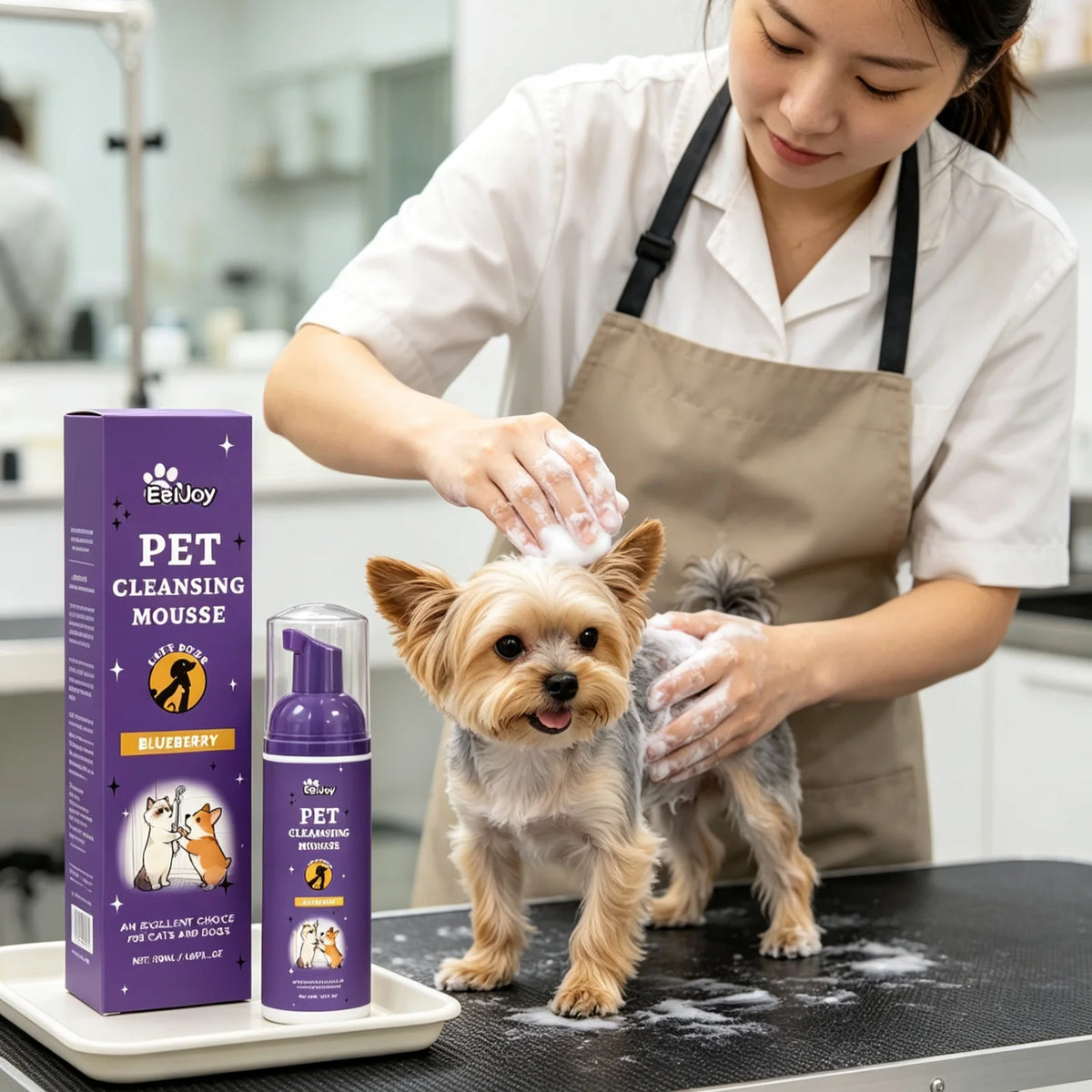 EelJoy Deep Cleansing Pet Grooming Foam For Odor Control