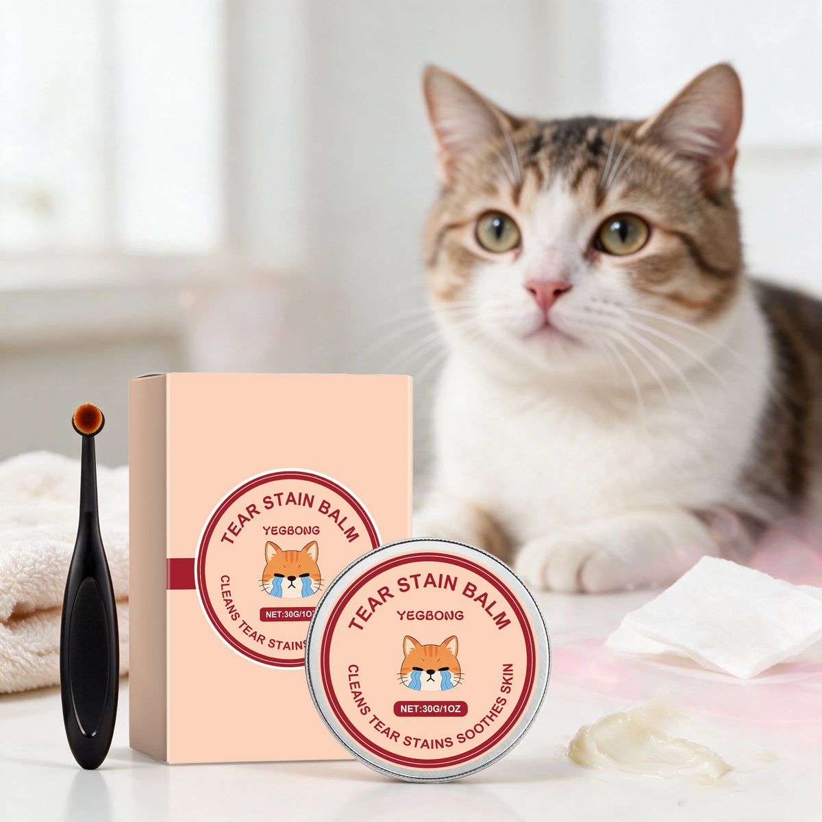 Yegbong Pet Tear Stain Remover Balm Gentle Eye Treatment