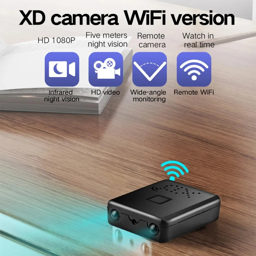 Mini WiFi Security Camera With Night Vision And Motion Detection