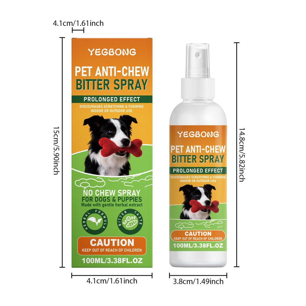 Yegbong Bitter Anti Chewing Spray For Pet Furniture Protection