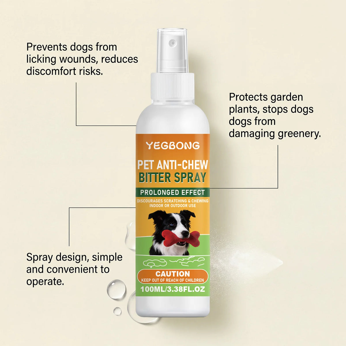 Yegbong Bitter Anti Chewing Spray For Pet Furniture Protection