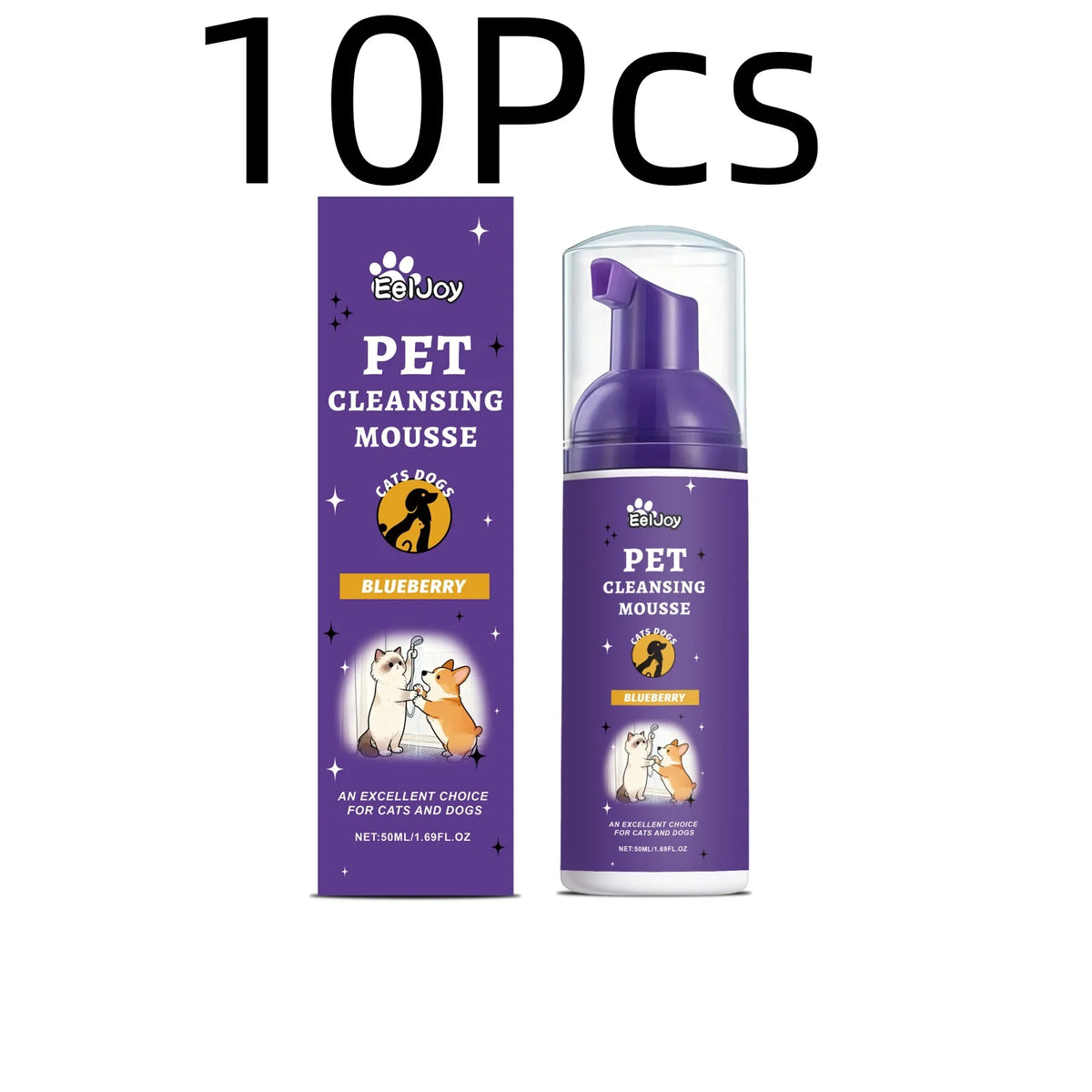 EelJoy Deep Cleansing Pet Grooming Foam For Odor Control