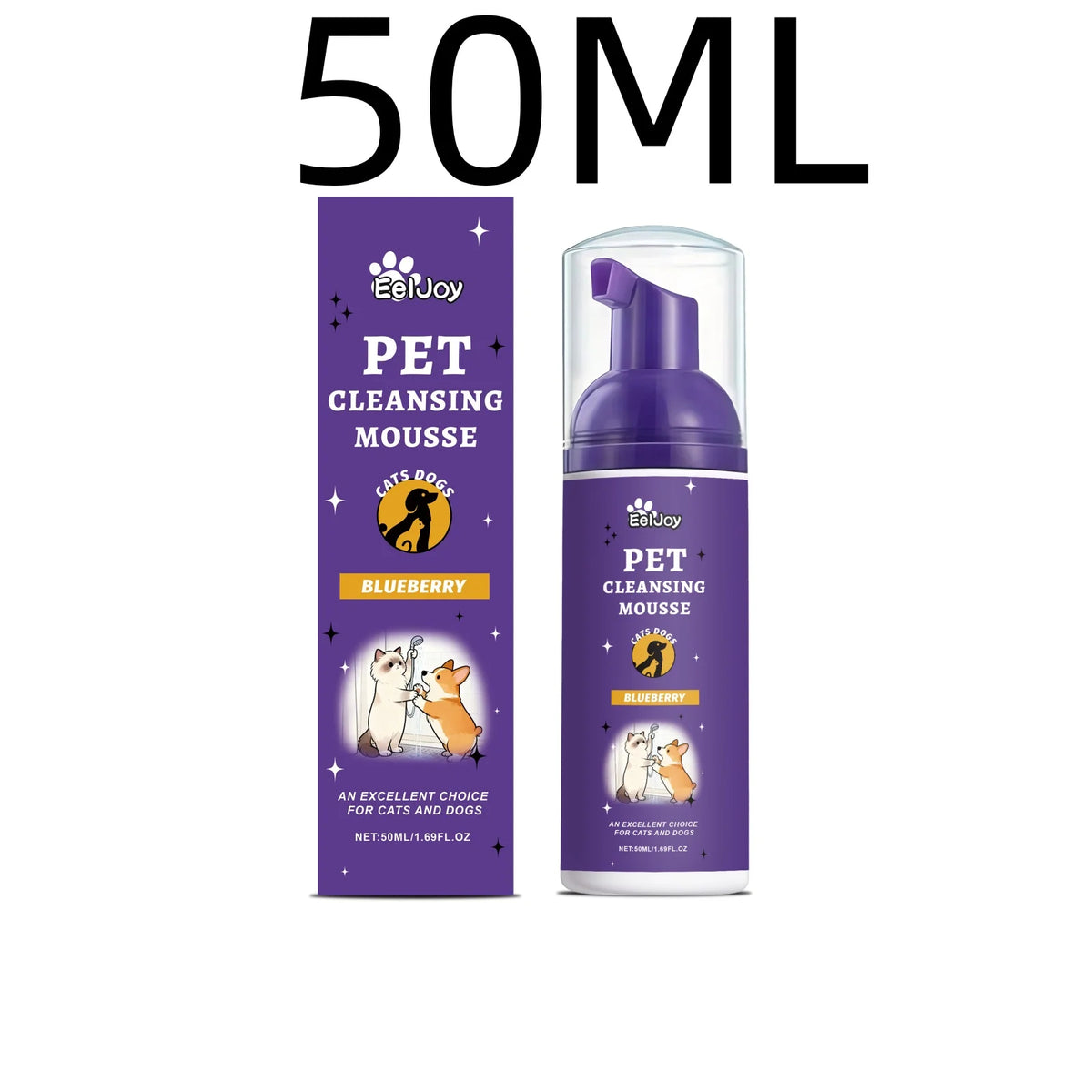 EelJoy Deep Cleansing Pet Grooming Foam For Odor Control
