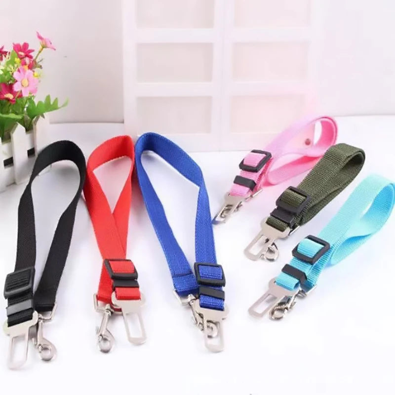 Pet Car Seat Belt Safety Harness Lead Clip For Dogs and Cats
