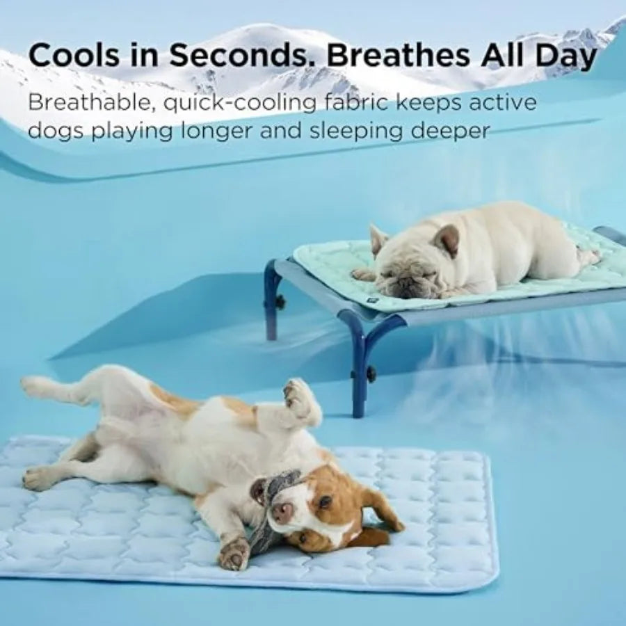Premium Breathable Cooling Pet Mat For Portable Kennel Bed