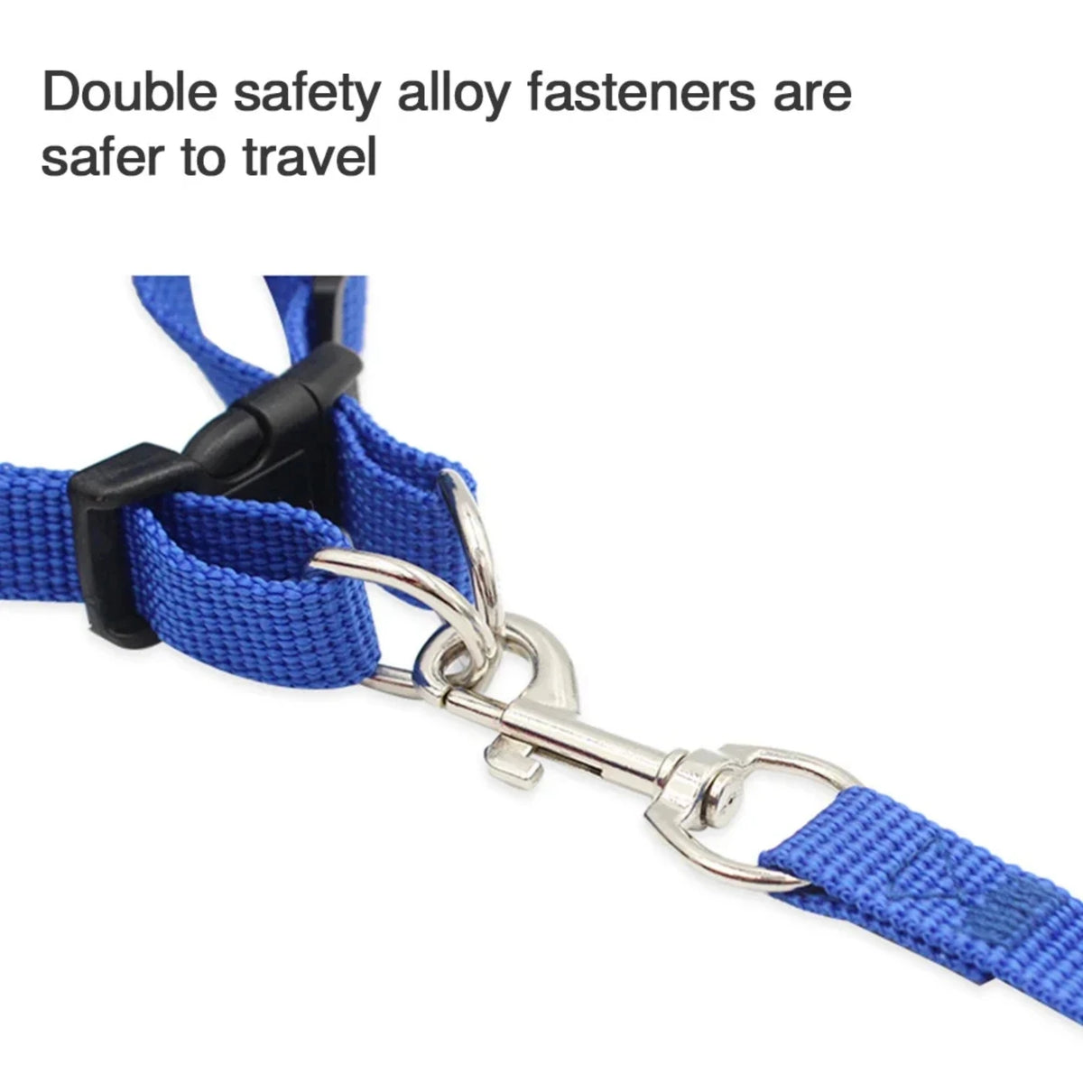 Reflective Adjustable Mesh Dog Harness Vest With Safety Leash