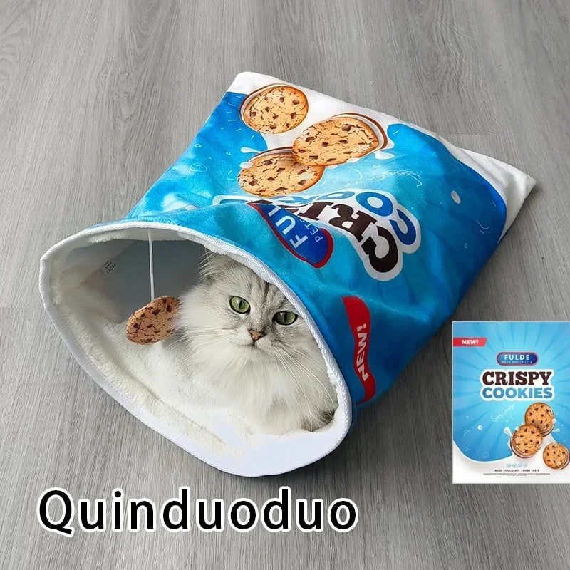 Collapsible Cloth Cat Tunnel Interactive Pet Digging Toy