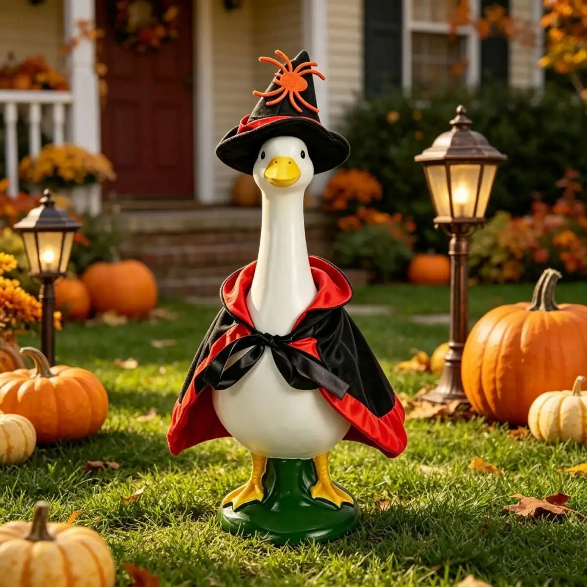 Pet Halloween Costume Set Featuring Spider Cape And Witch Hat