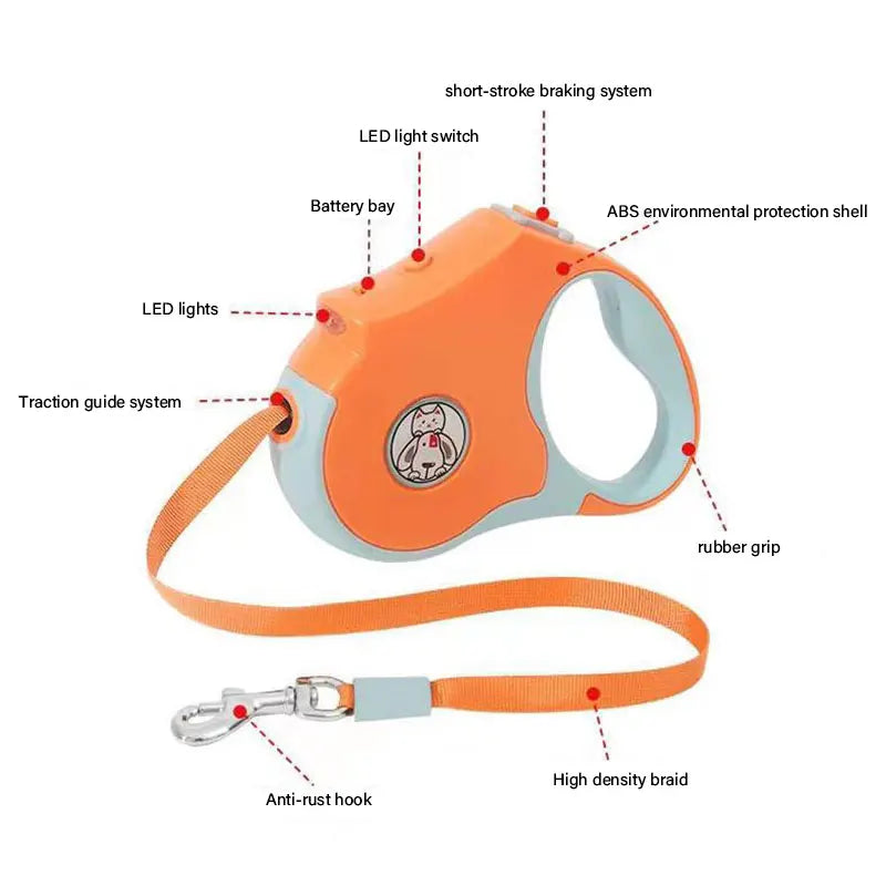 Adjustable No Pull Dog Harness With Matching Walking Leash Set