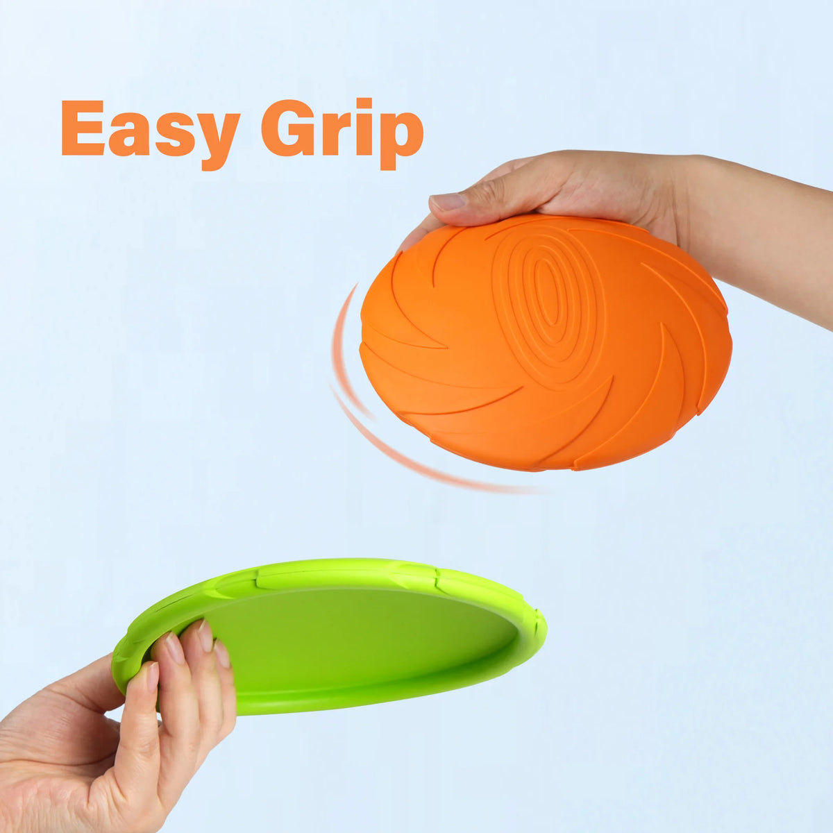 Durable Rubber Dog Flying Disc For Outdoor Pool And Beach
