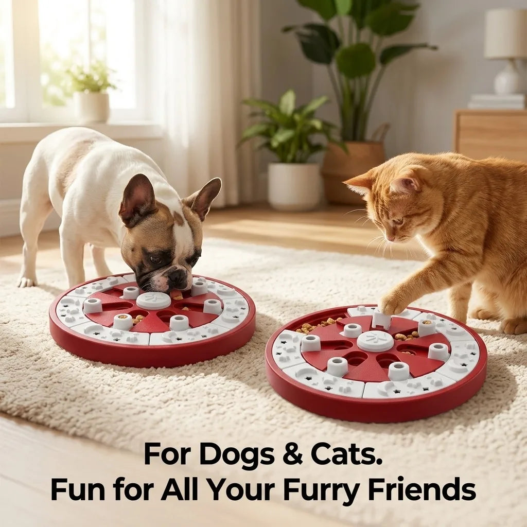 Interactive Pet Puzzle Treat Dispenser For Mental Stimulation