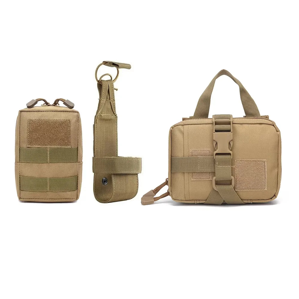 Petavel Nylon Tactical Dog Molle Pouches Harness Set