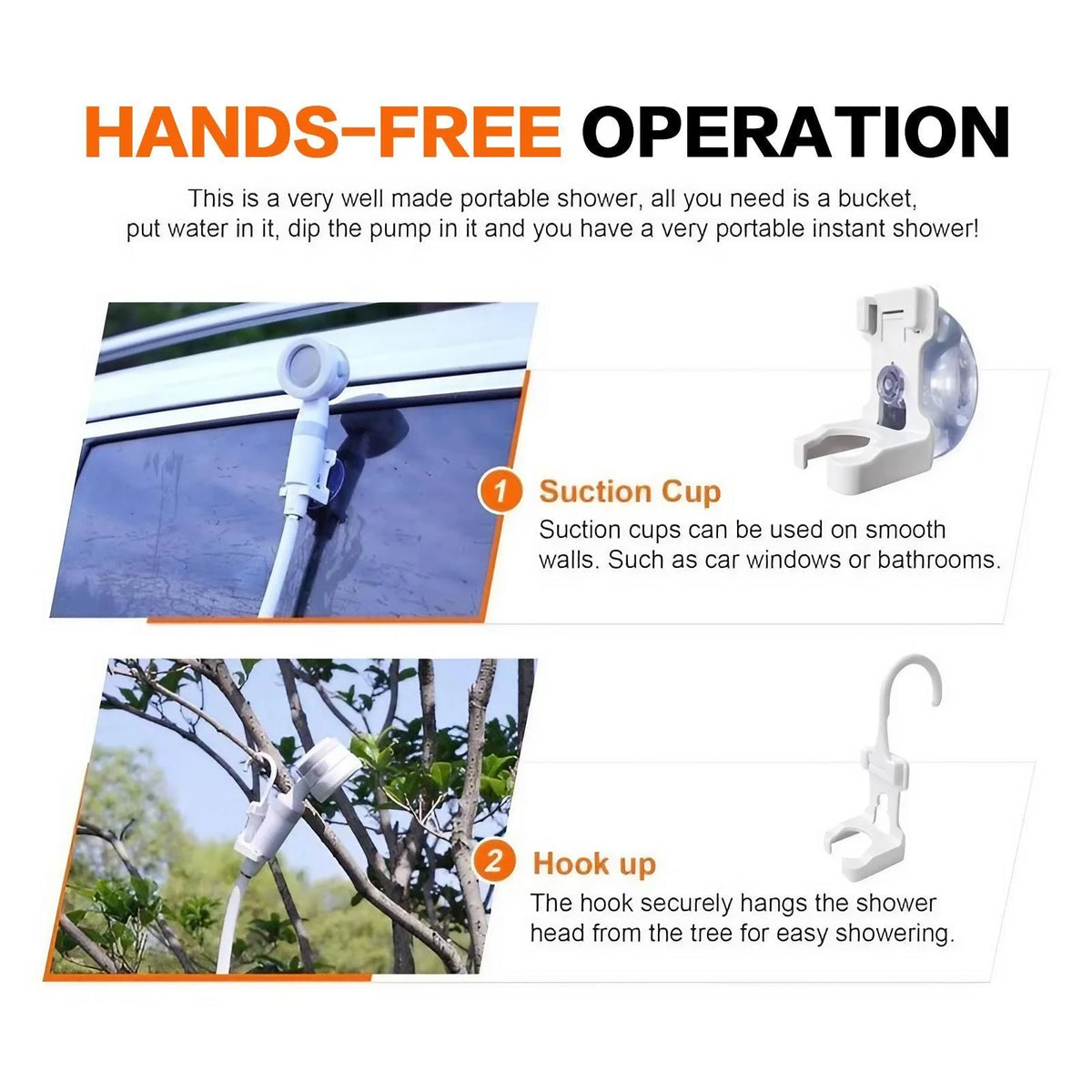 Portable Handheld Pet Shower Sprayer for Bathing and Outdoor Grooming