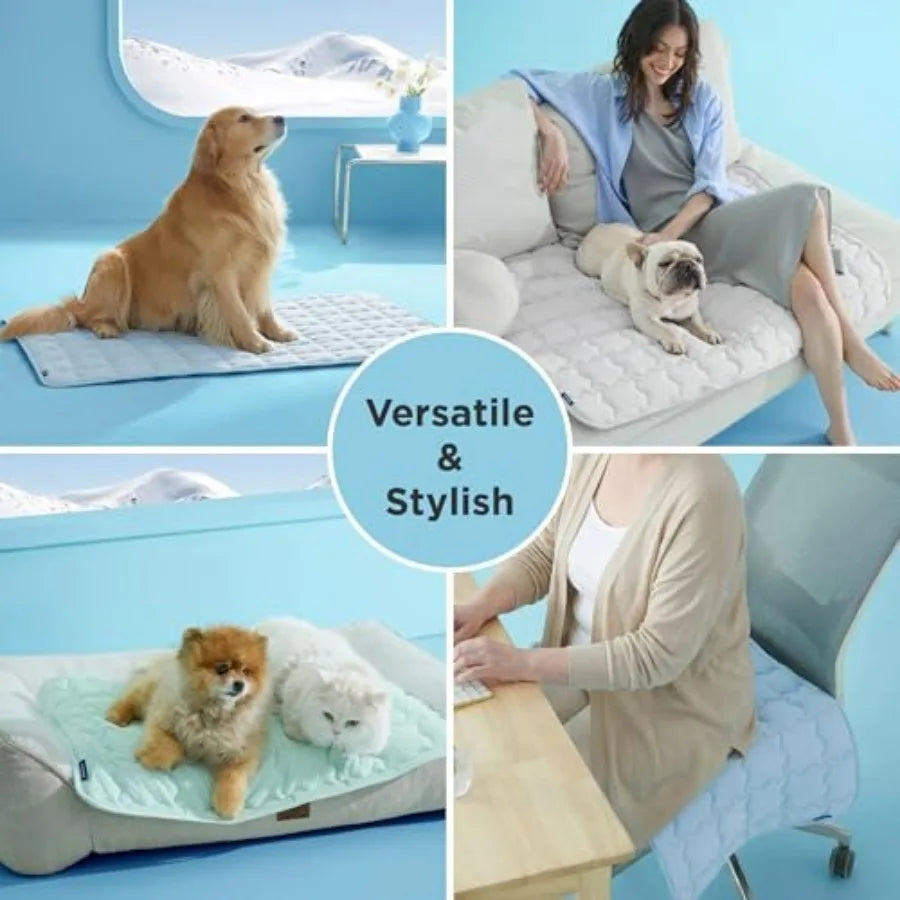 Premium Breathable Cooling Pet Mat For Portable Kennel Bed