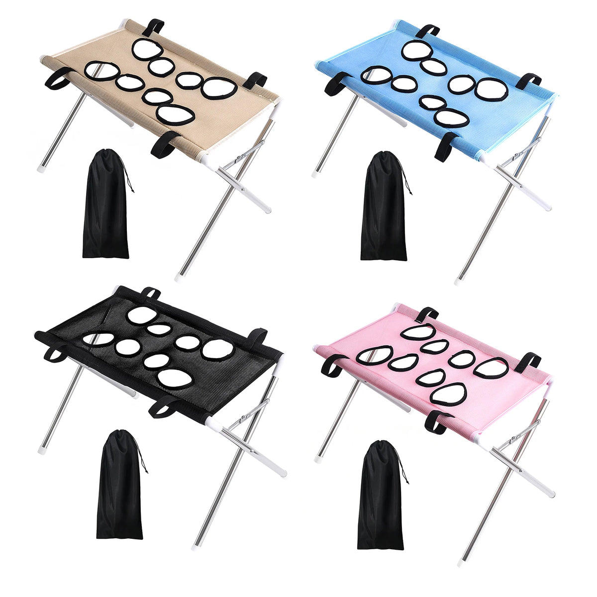 Foldable Pet Grooming Hammock for Dog Bathing and Nail Trimming