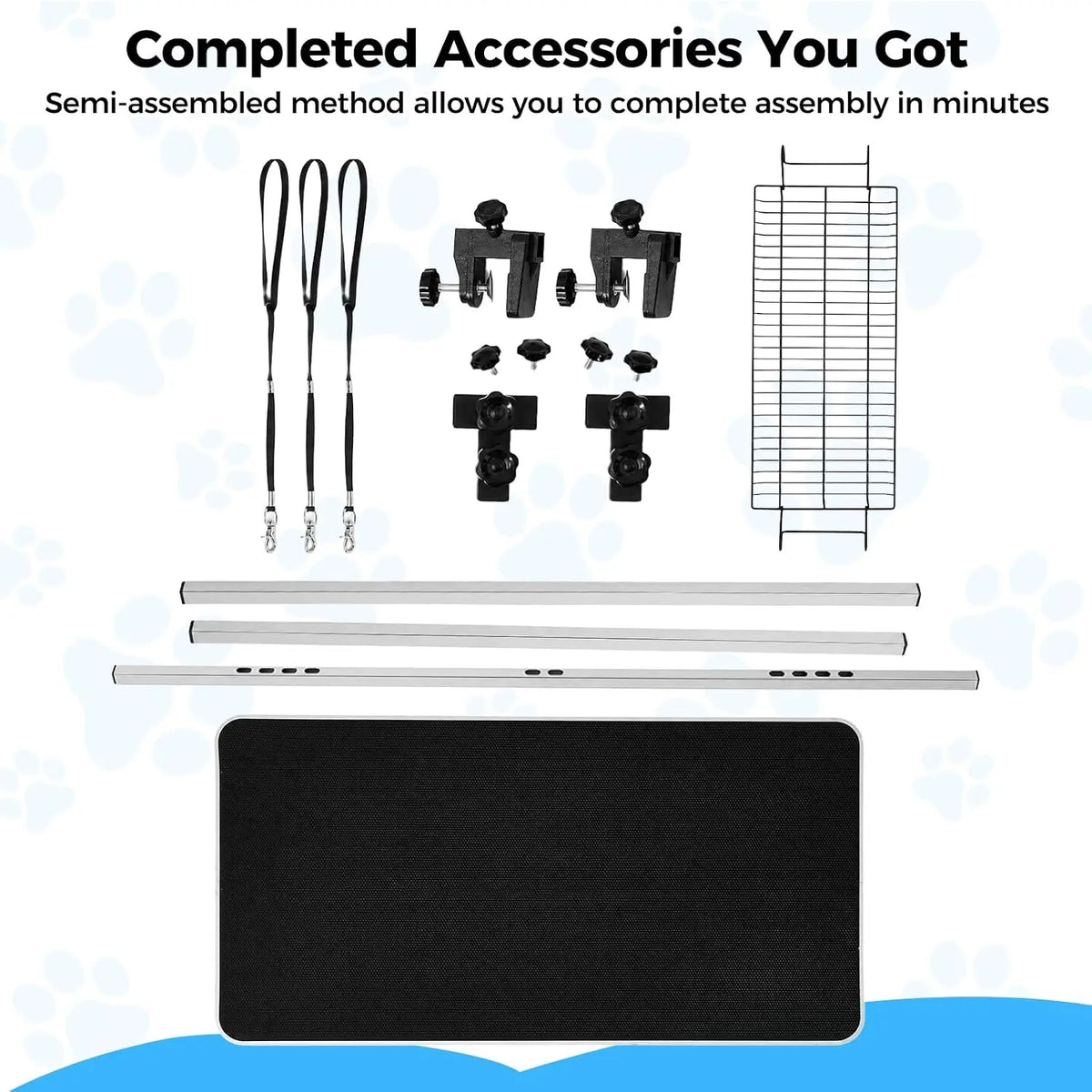 Heavy Duty Foldable Dog Grooming Table For Professional Use