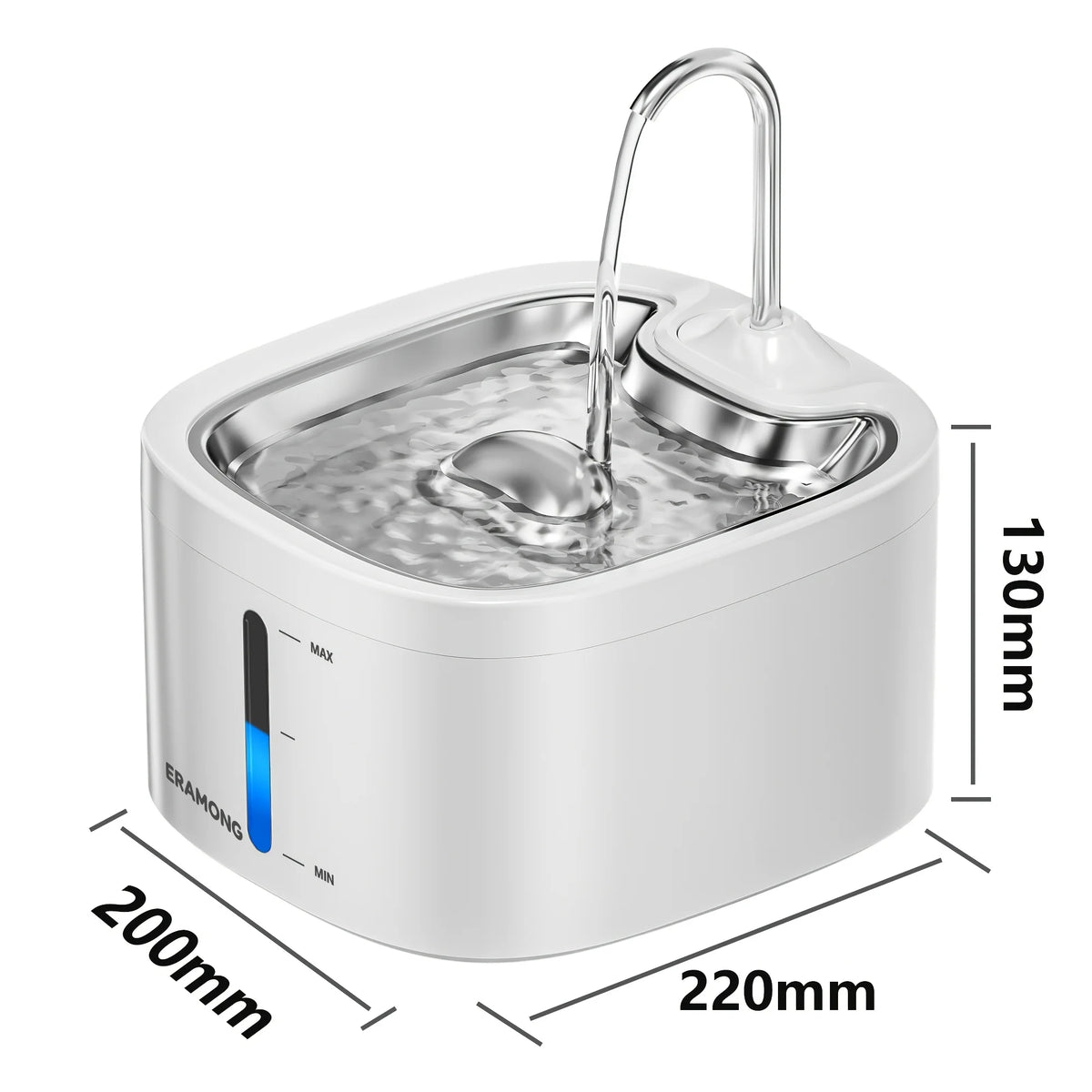 Automatic Stainless Steel Pet Water Dispenser With Tray