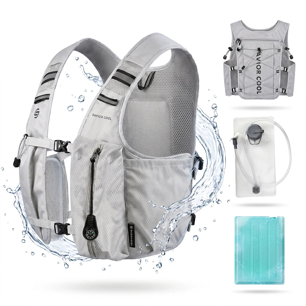 Cooling Tactical Vest With Constant Temperature Control And Water Bladder