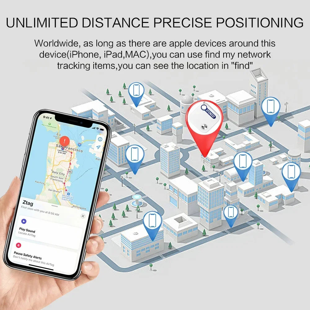 STONEGO Bluetooth Item Tracker for Keys, Pets, Bags and Luggage