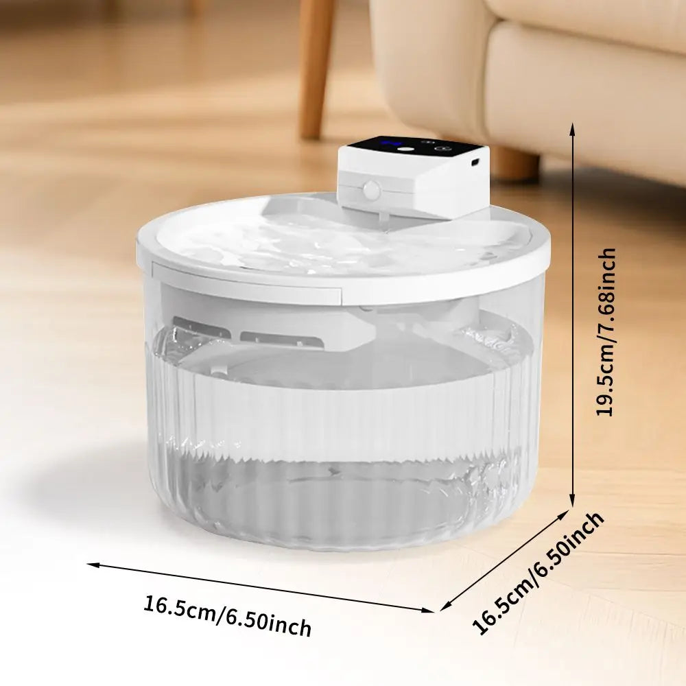 Automatic Rechargeable Cat Water Dispenser Featuring Ultra Quiet Pump