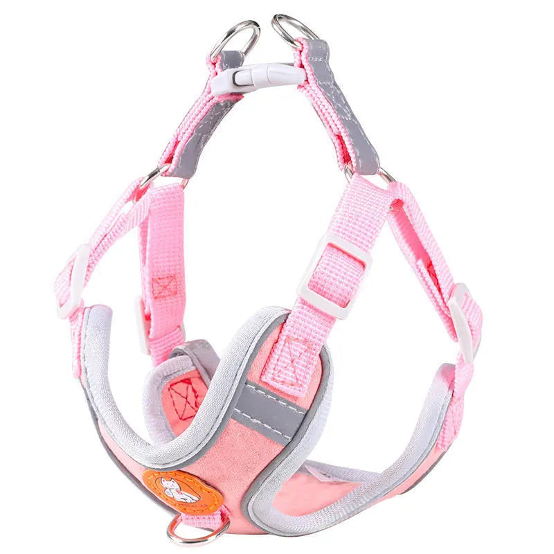 Adjustable No Pull Dog Harness With Matching Walking Leash Set