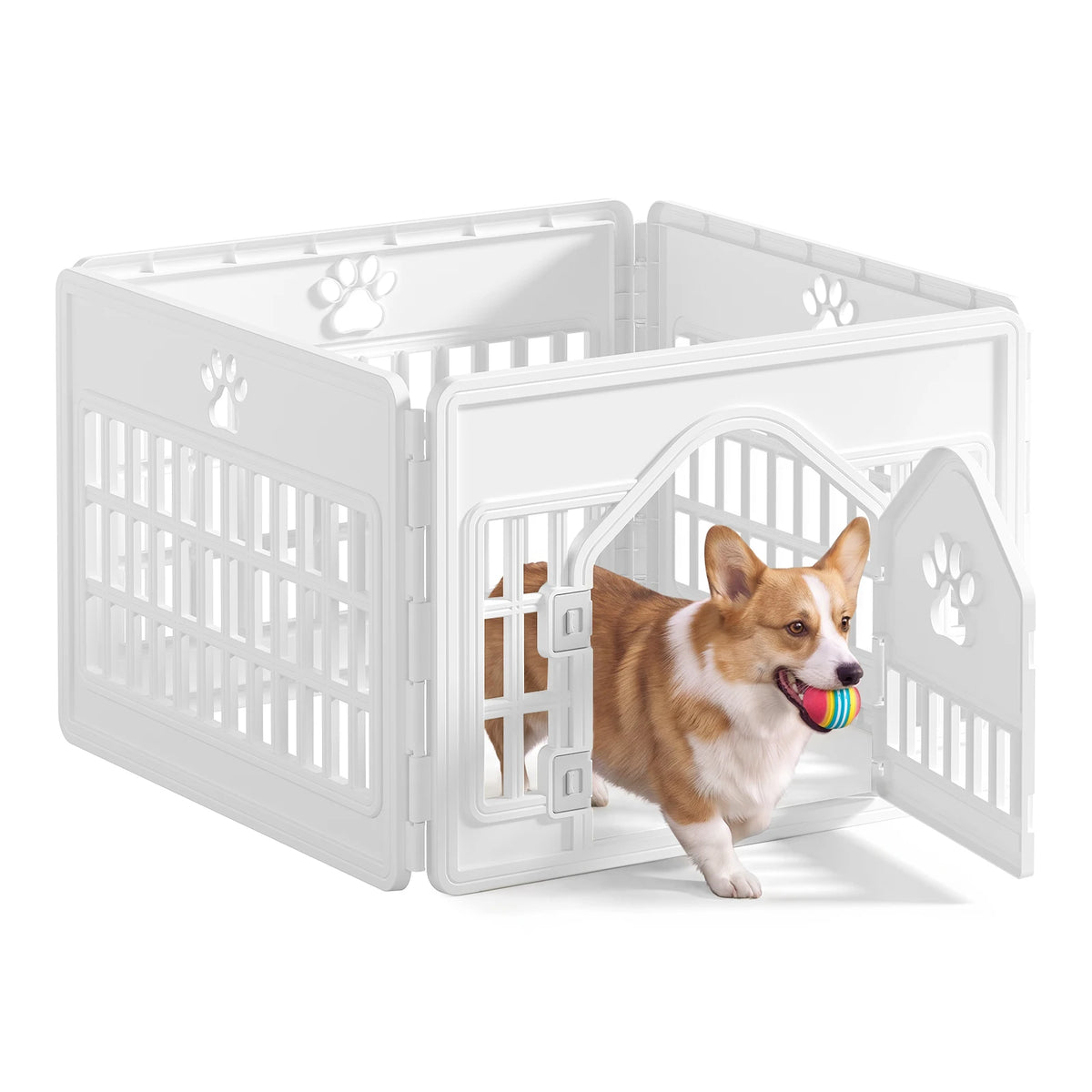 Jhk Expandable Dog Playpen Portable Durable Pet Fence Indoor Outdoor