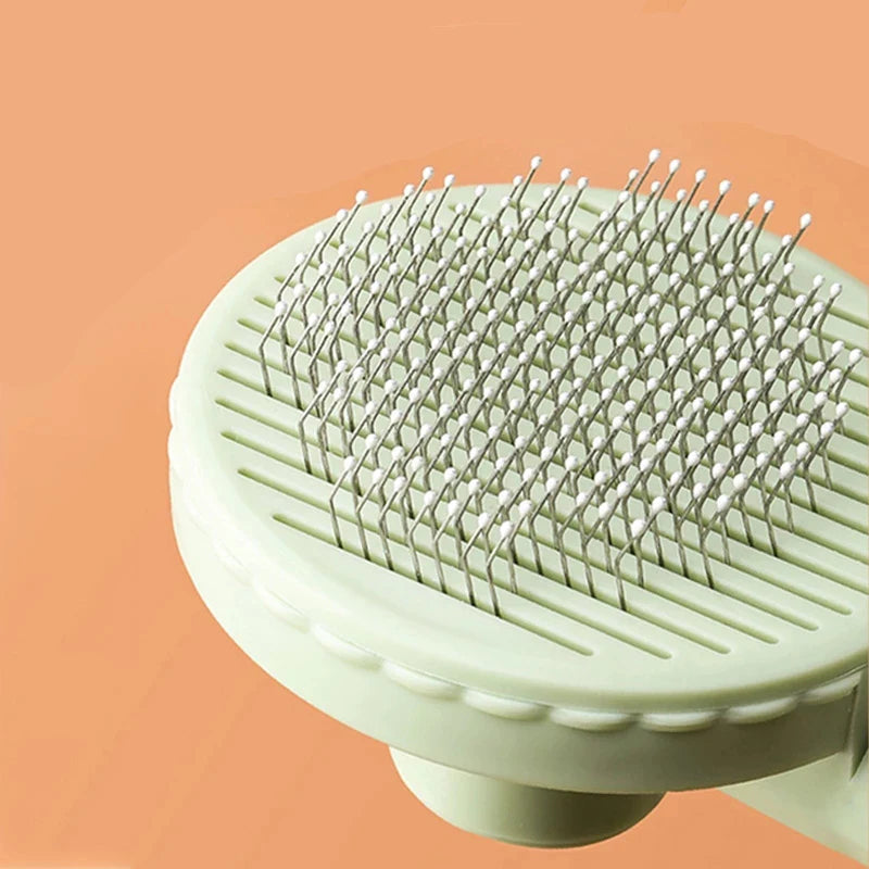 Self Cleaning Pet Hair Removal Slicker Brush For Cats