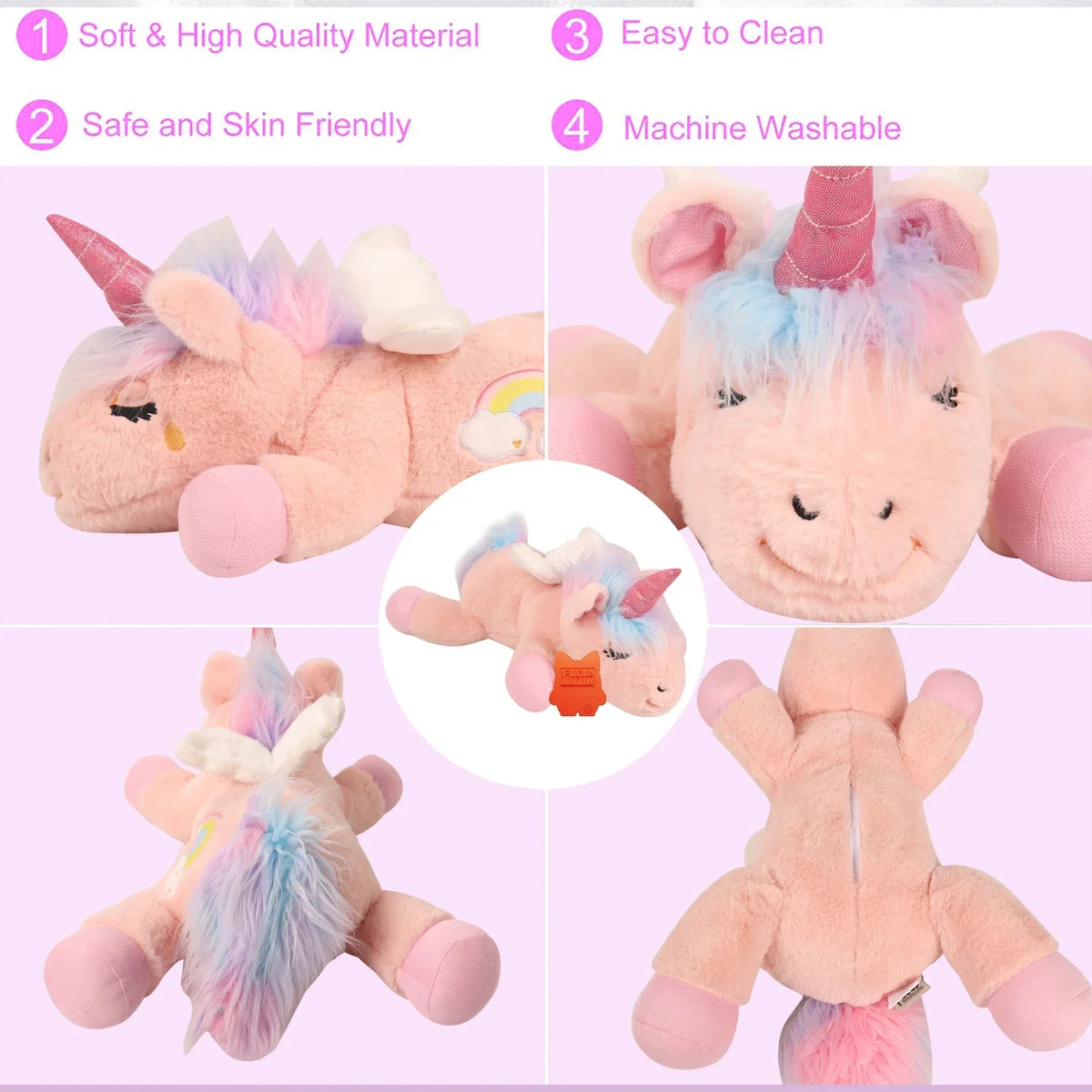Calming Heartbeat Plush Dog Toy With Puppy Anxiety Relief Aid