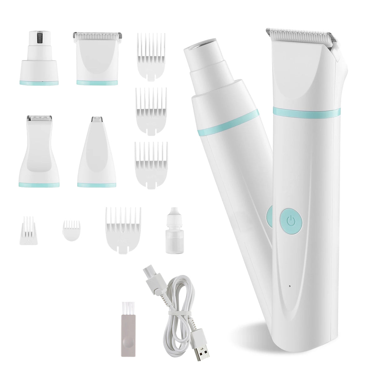 SucceBuy 4 In 1 Dog Grooming Clippers With Detachable Blades