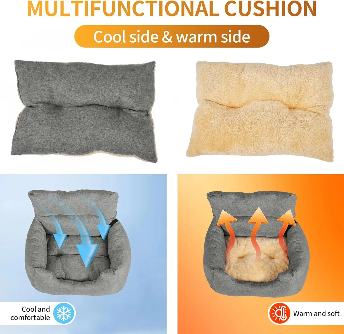 HiMiss Elevated Dog Booster Seat Features Tether And Washable Cushion