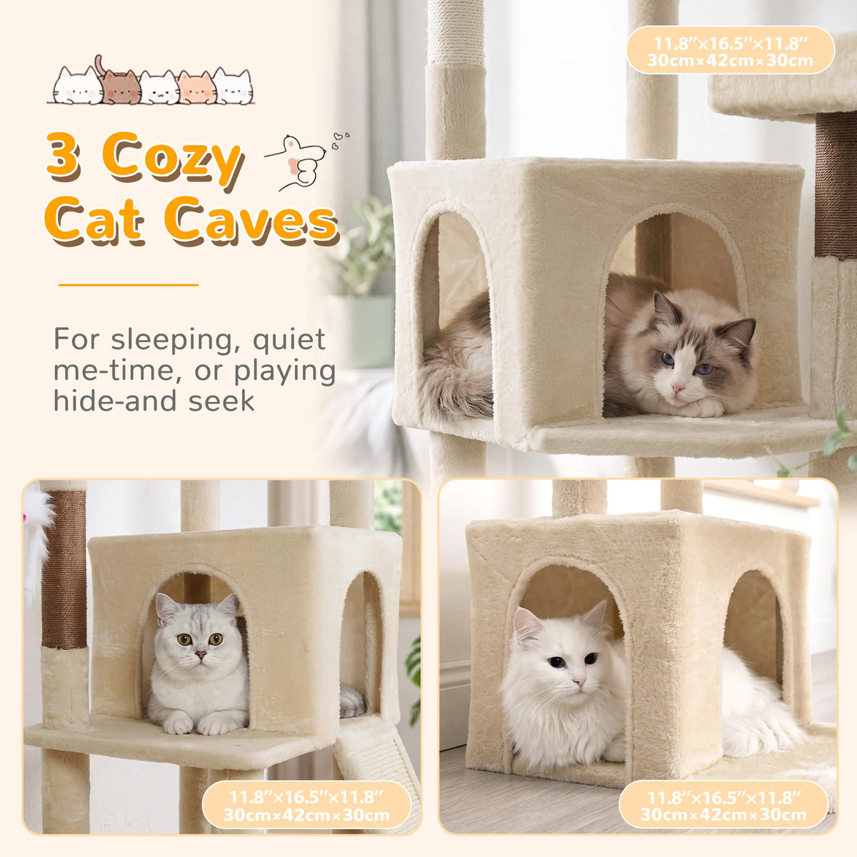 Globlazer Multi Level Cat Scratching Tower With Sisal Posts