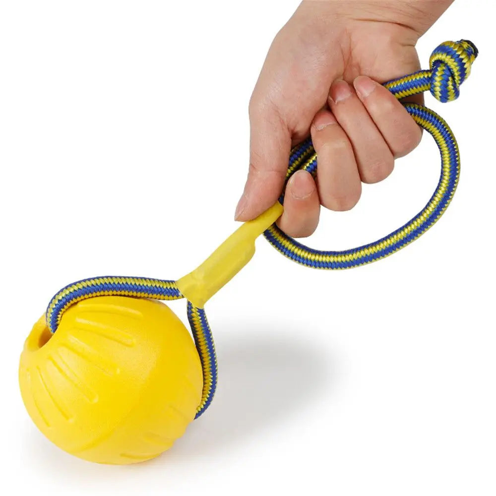 Indestructible Rubber Dog Ball Toy for Training Chewing and Fetch