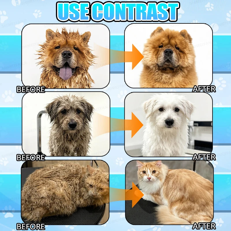 Waterless Foam Shampoo for Cats and Dogs Pet Grooming