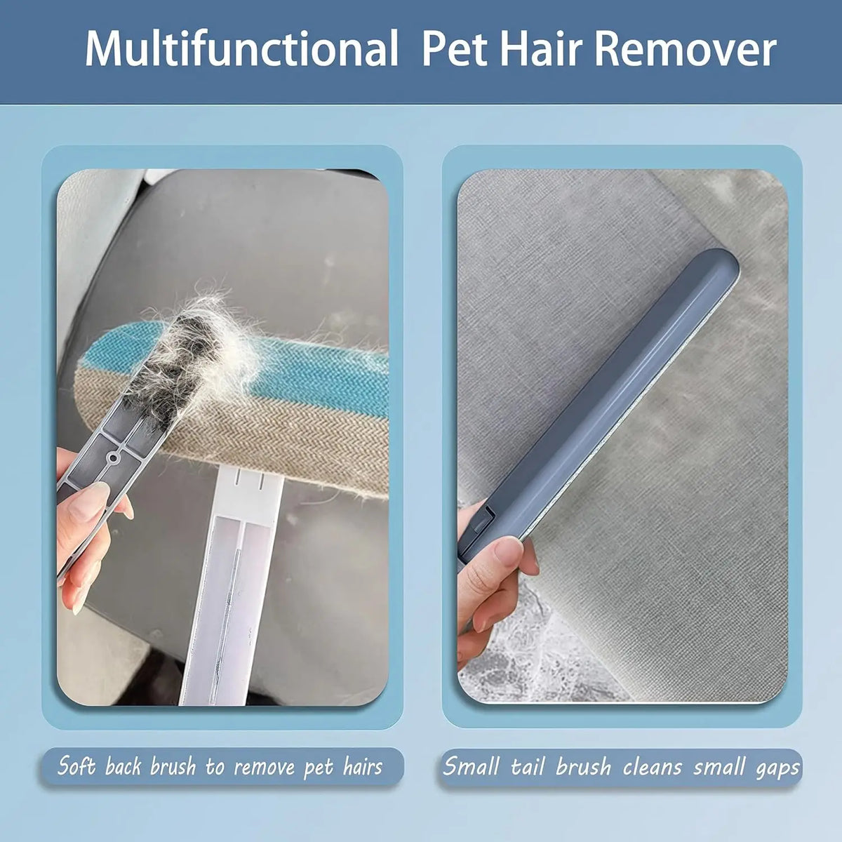 Reusable Pet Hair Remover for Furniture Couches Cars and Carpets