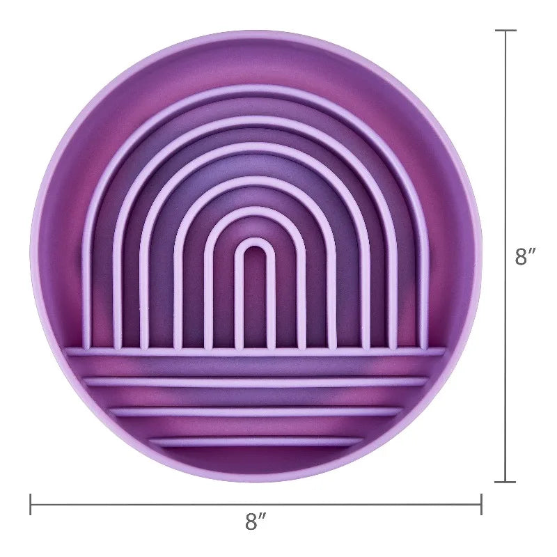 Interactive Silicone Slow Feeder Bowl for Healthy Pet Mealtimes