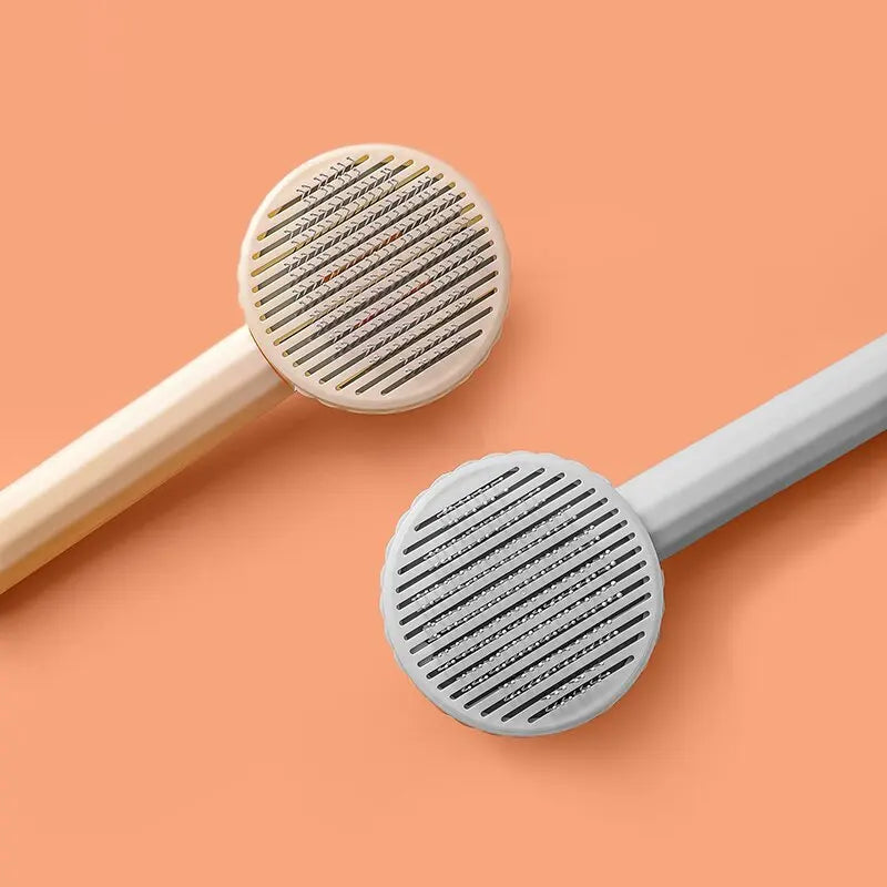 Self Cleaning Pet Hair Removal Slicker Brush For Cats