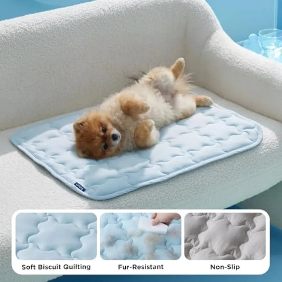 Premium Breathable Cooling Pet Mat For Portable Kennel Bed