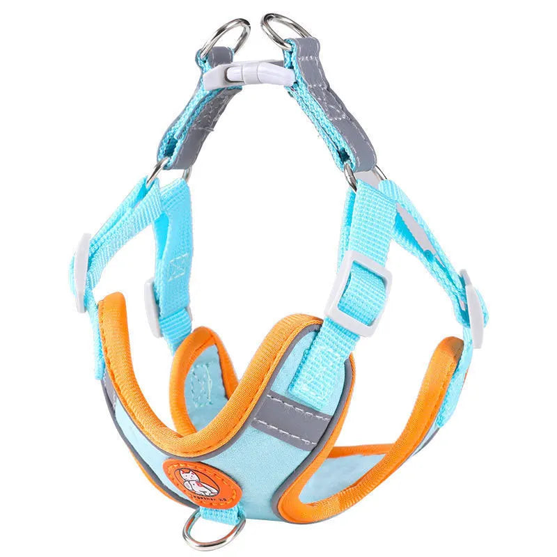 Adjustable No Pull Dog Harness With Matching Walking Leash Set