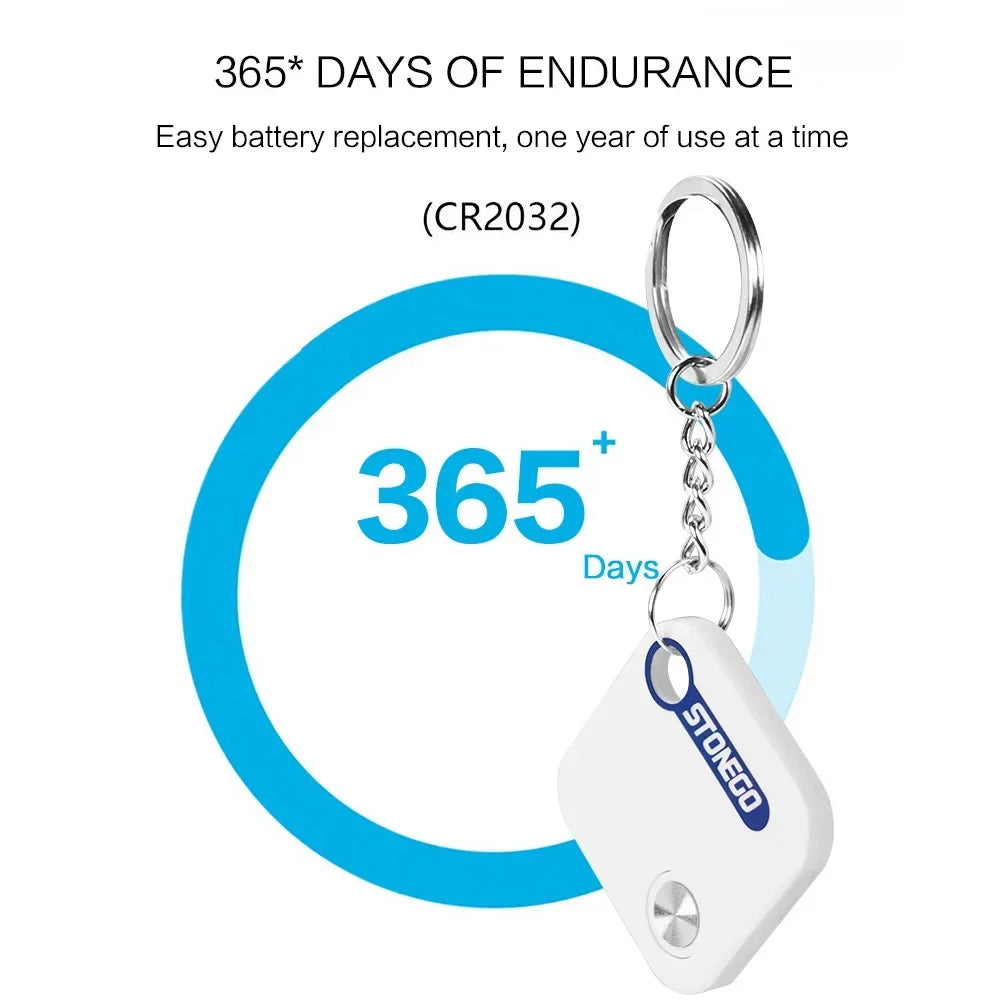 STONEGO Bluetooth Item Tracker for Keys, Pets, Bags and Luggage