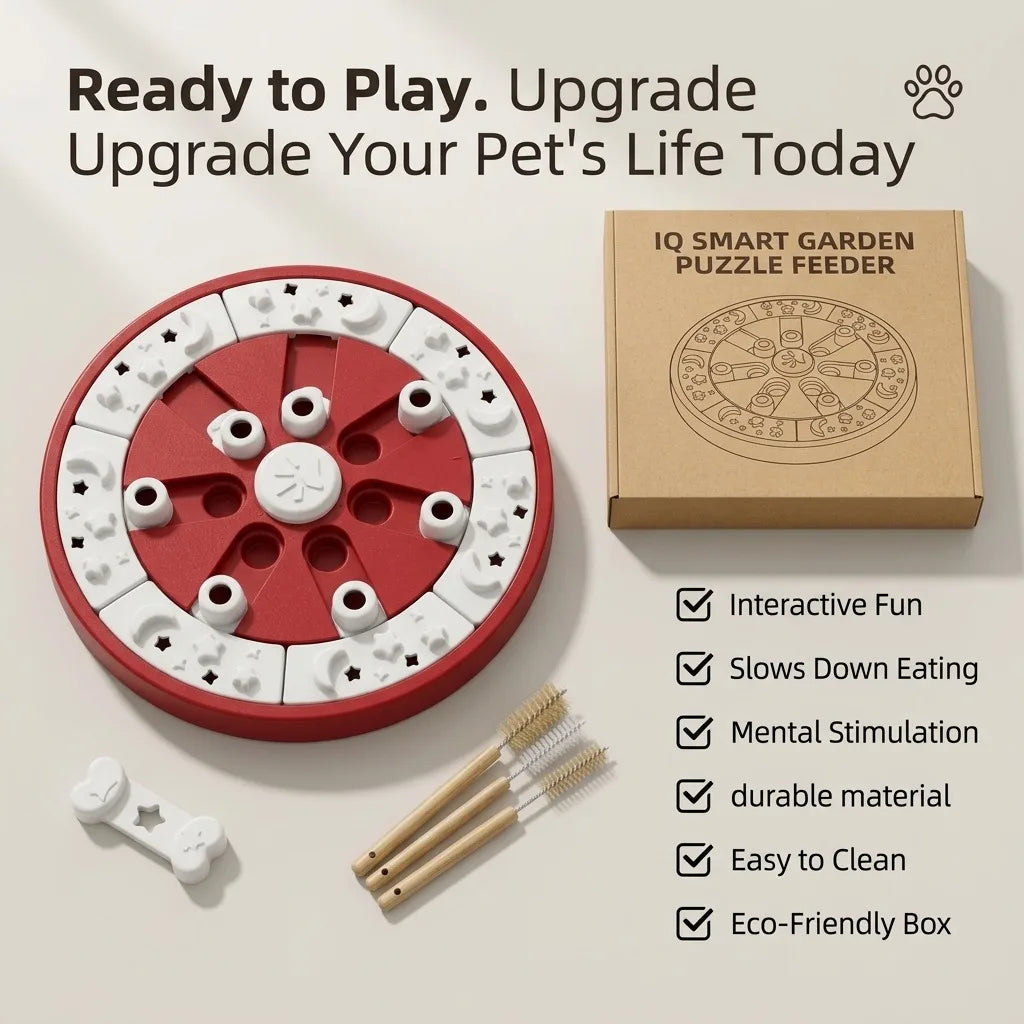 Interactive Pet Puzzle Treat Dispenser For Mental Stimulation
