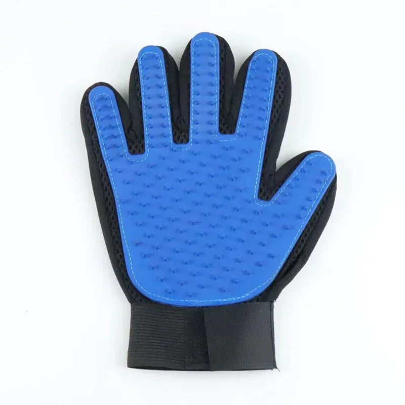 Pet Grooming Glove for Hair Removal on Cats and Dogs
