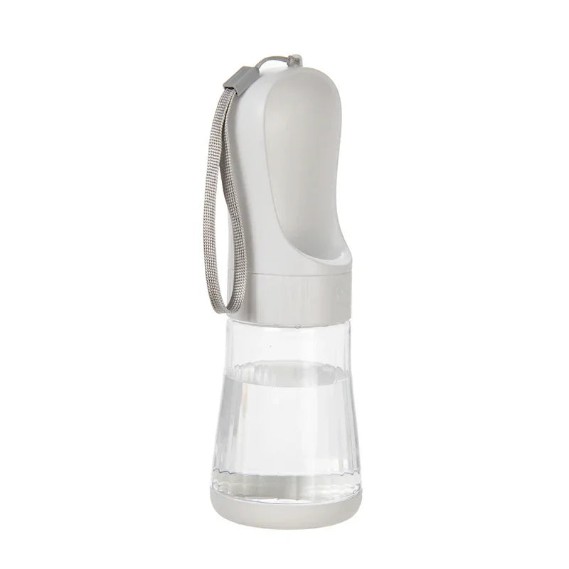 Glass Pet Water And Food Dispenser Bottle Portable For Dogs