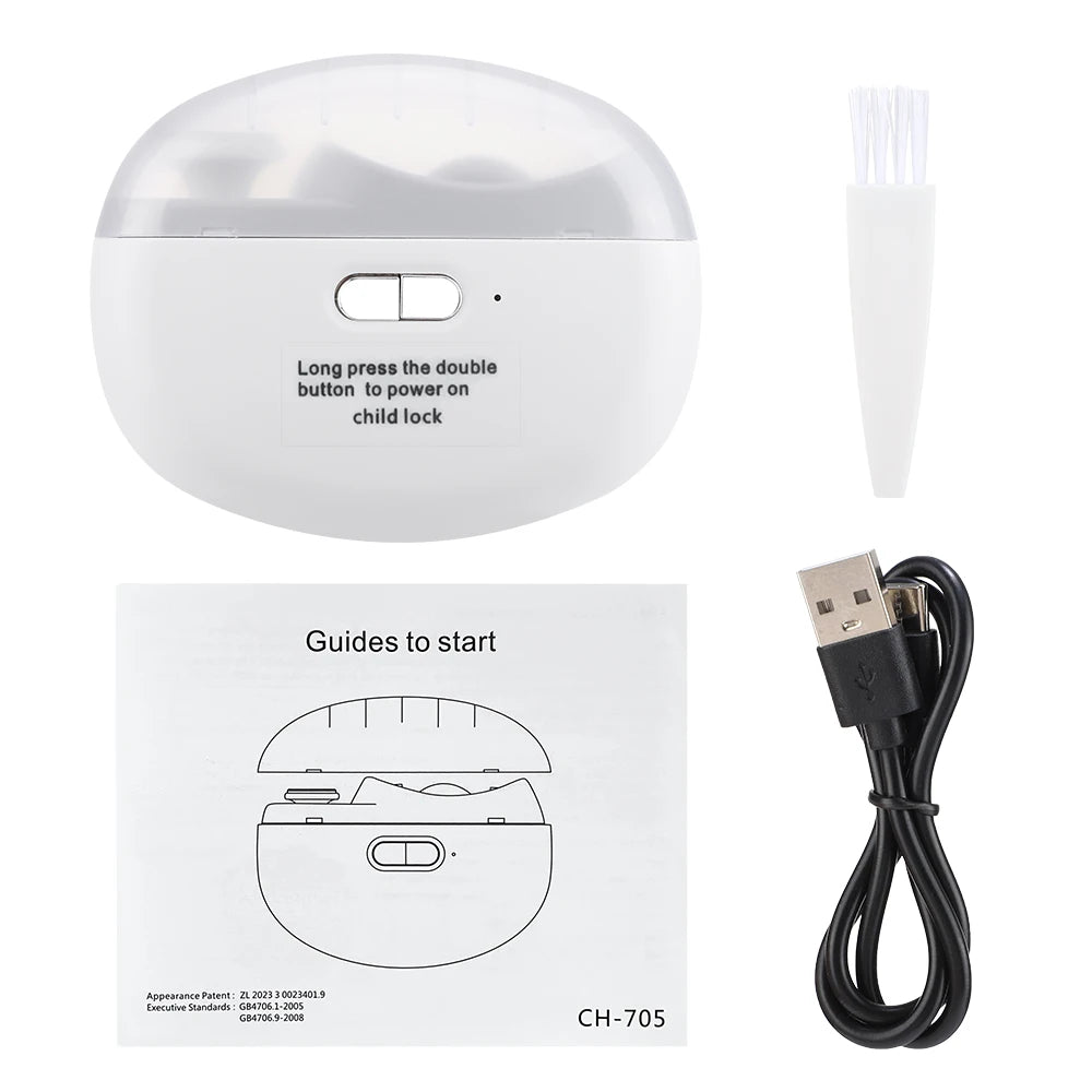 Ms.Dear Electric Nail Clippers With Anti Splash Design