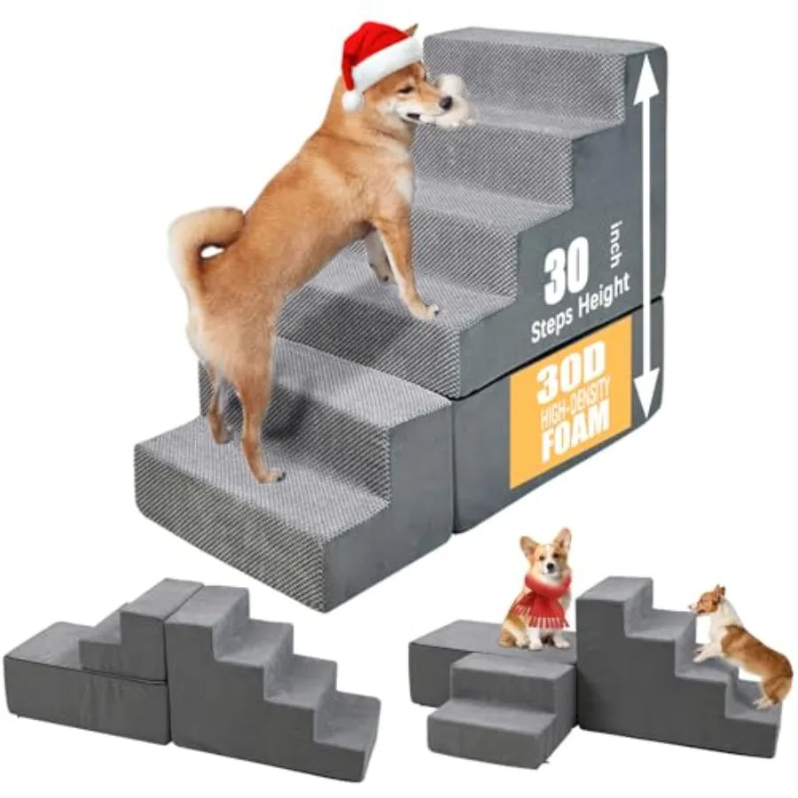 Heavy Duty Dog Stairs For Pets Accessing Elevated Beds Safely