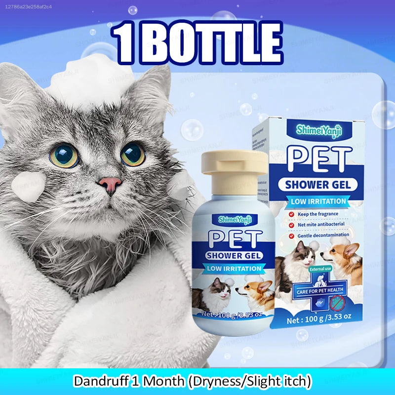 Waterless Foam Shampoo for Cats and Dogs Pet Grooming