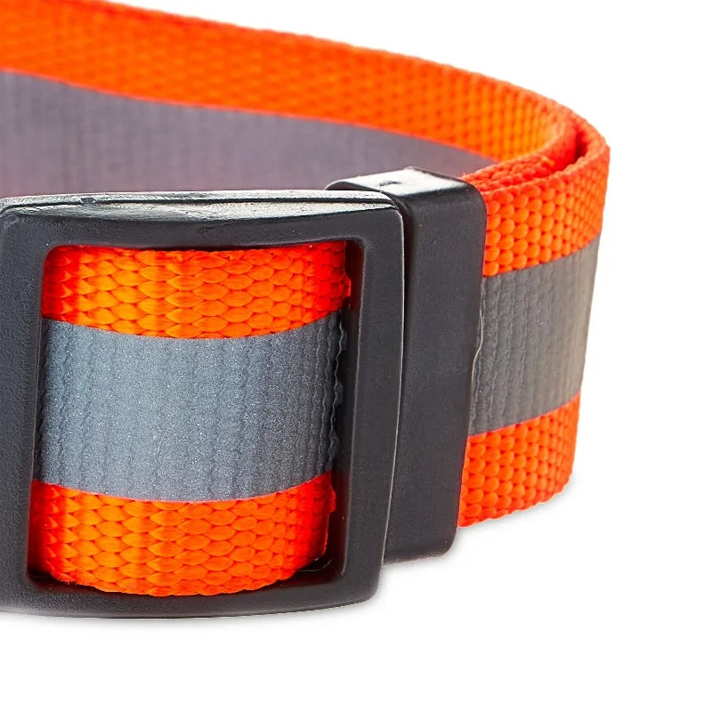 Adjustable Nylon Reflective Dog Collar For Safe Walks