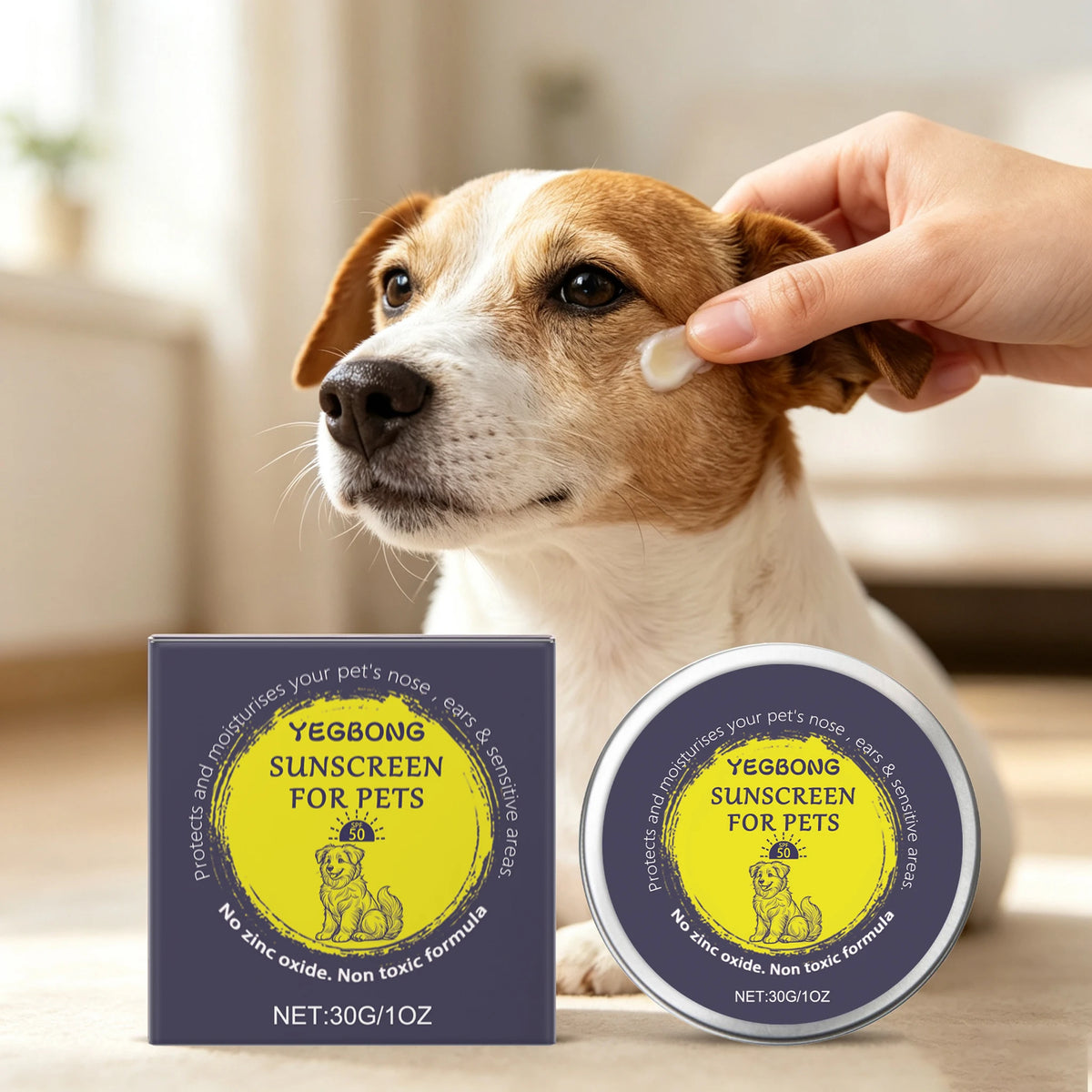 Yegbong Gentle Pet Sunscreen Cream For Dogs And Cats Protection