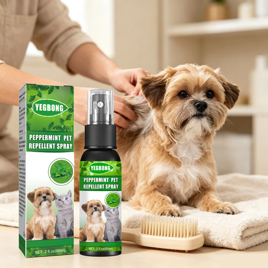 Yegbong Mint Flea Repellent Spray Natural Formula Sooothing Pet Care
